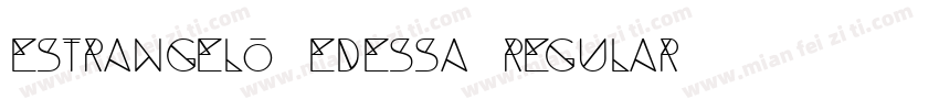 Estrangelo Edessa regular字体转换